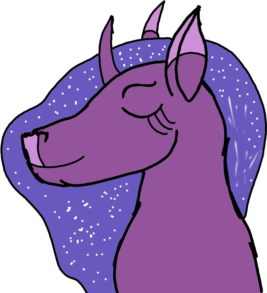 Art Trade 2/2 Majestic Unicorn - Cartoon Clipart (1000x1000), Png Download
