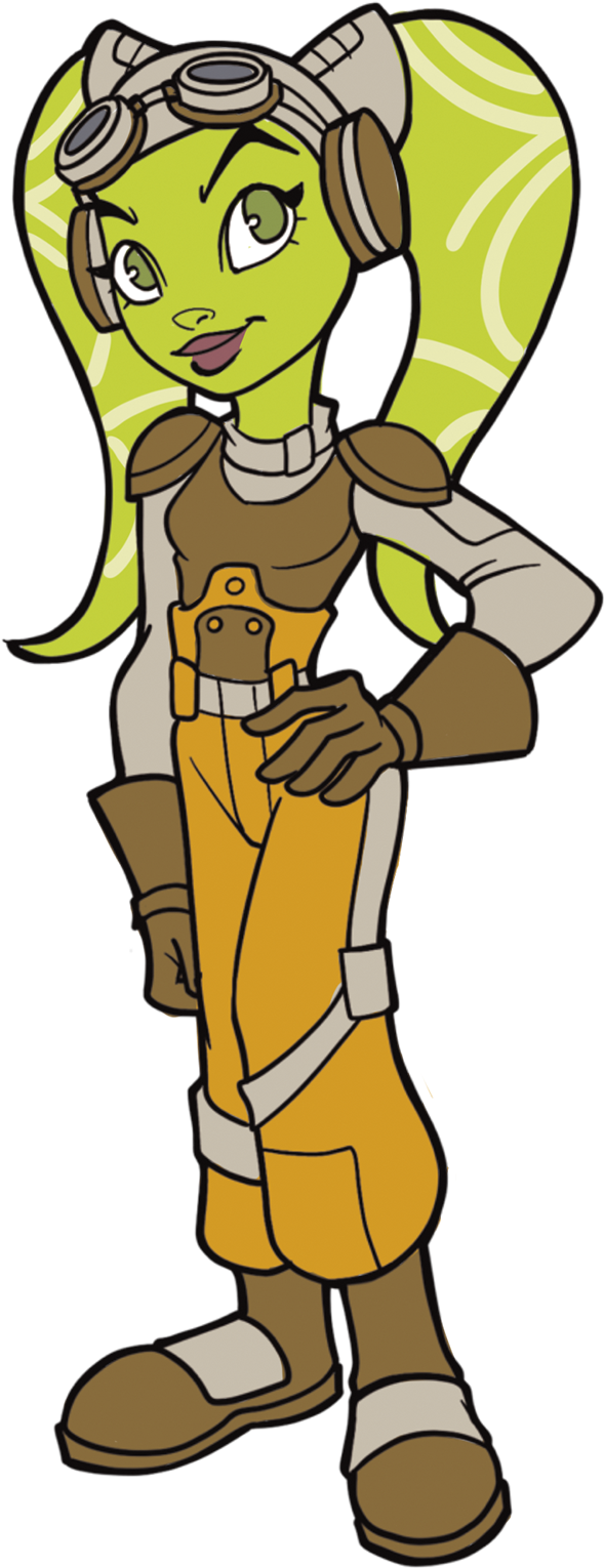 Hera Syndulla - Cartoon Clipart (1564x1564), Png Download