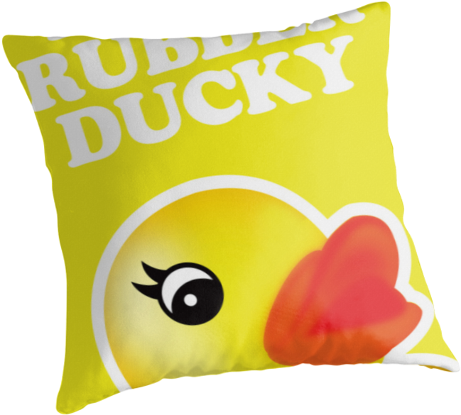 / Pop Art / Rubber Ducky - Cushion Clipart (875x875), Png Download