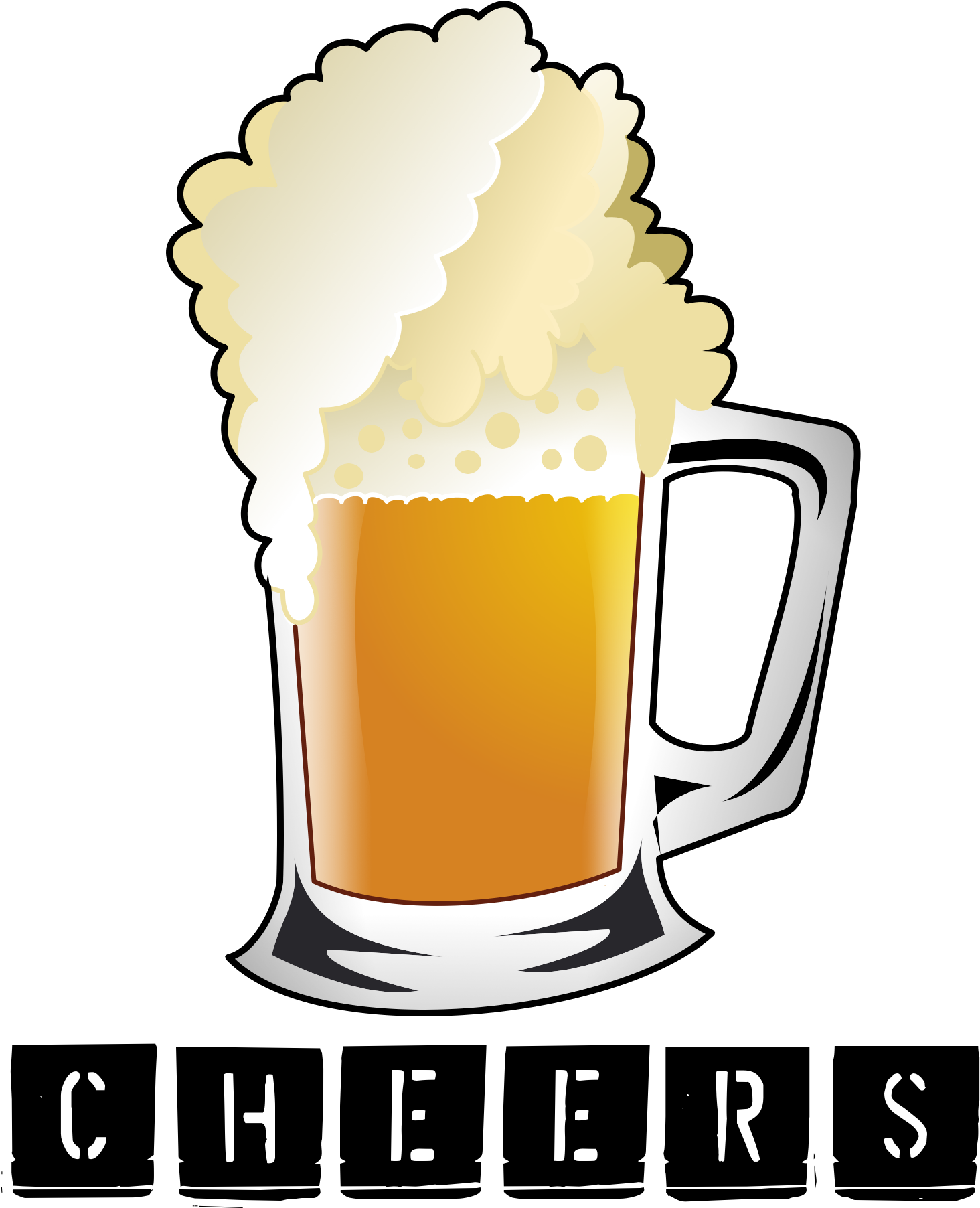 Add To Cart - Beer Glass Clipart (2000x2000), Png Download