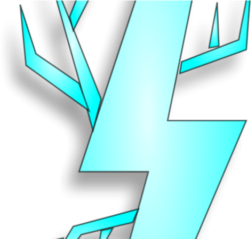 Lightening Clipart Electricity Bolt - Cross - Png Download (640x480), Png Download
