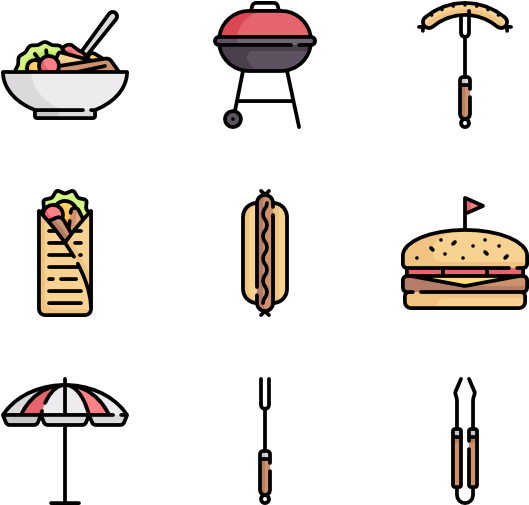 Barbecue Clipart (600x564), Png Download