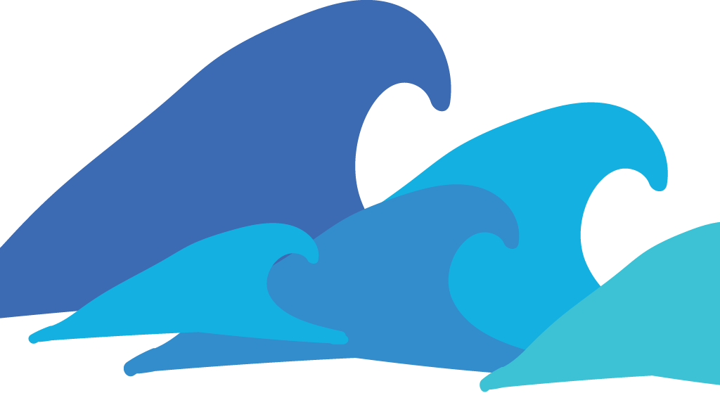 Download Wave Clip Art - Wave Clipart Png Transparent Png (1024x559), Png Download