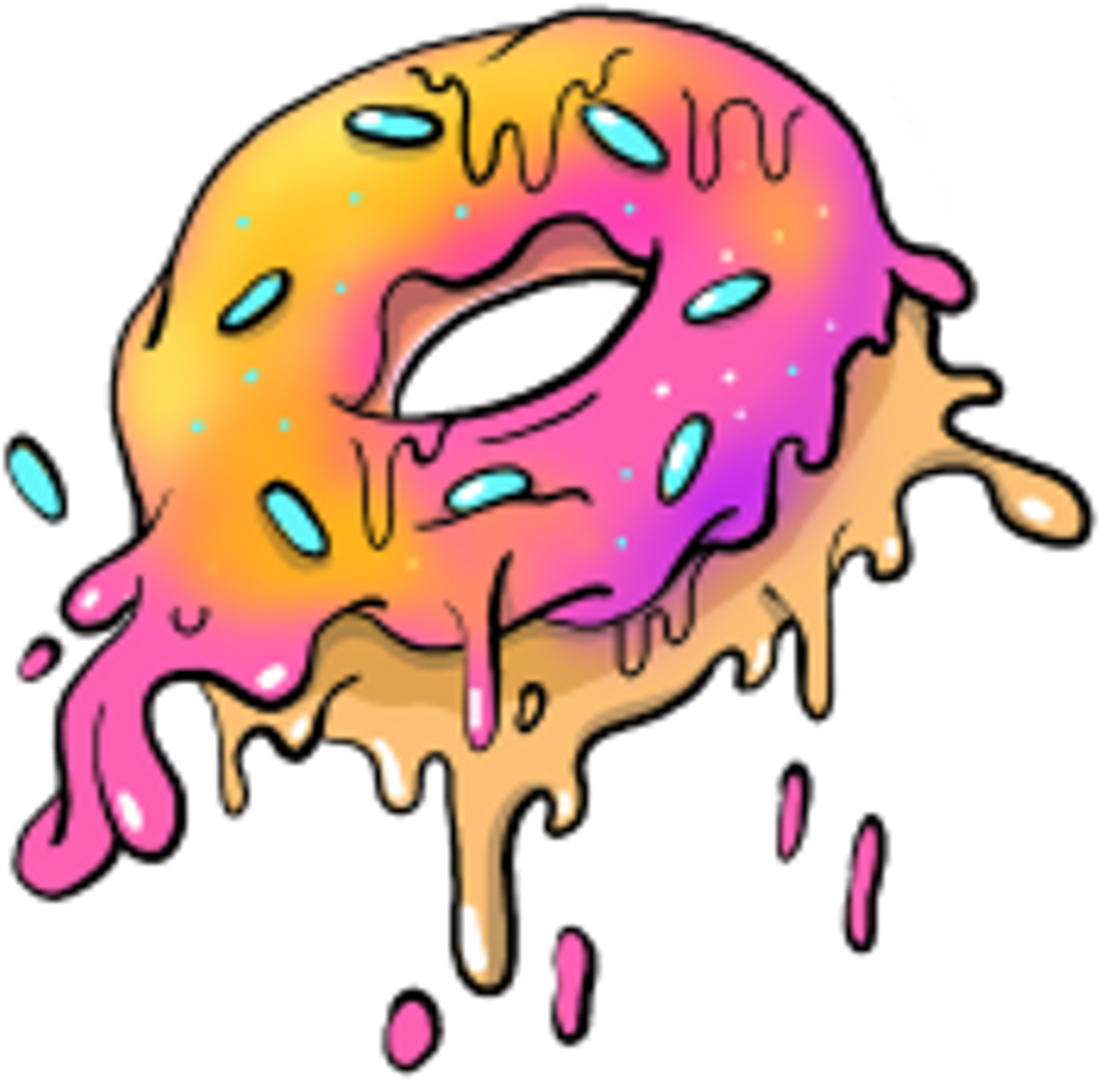#grimeart #grime #cookie #colorful #ftestickers #food - Stickers Png Clipart (1008x991), Png Download