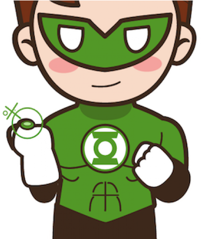 Lantern Clipart Holding - Green Lantern - Png Download (640x480), Png Download