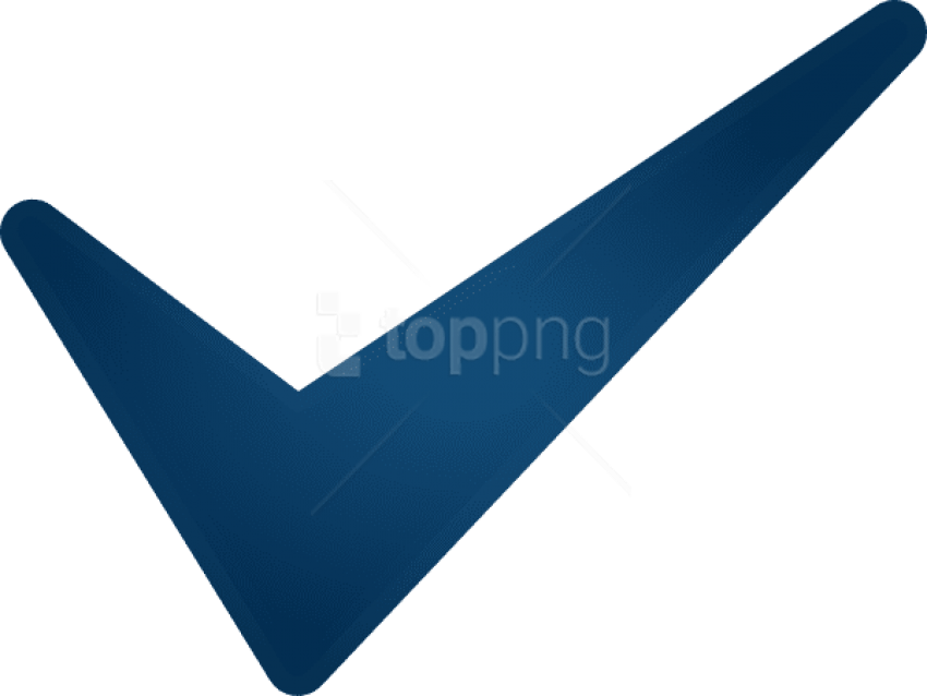 Free Png Check Mark Png Png Image With Transparent - Dark Blue Check Mark Clipart (850x638), Png Download