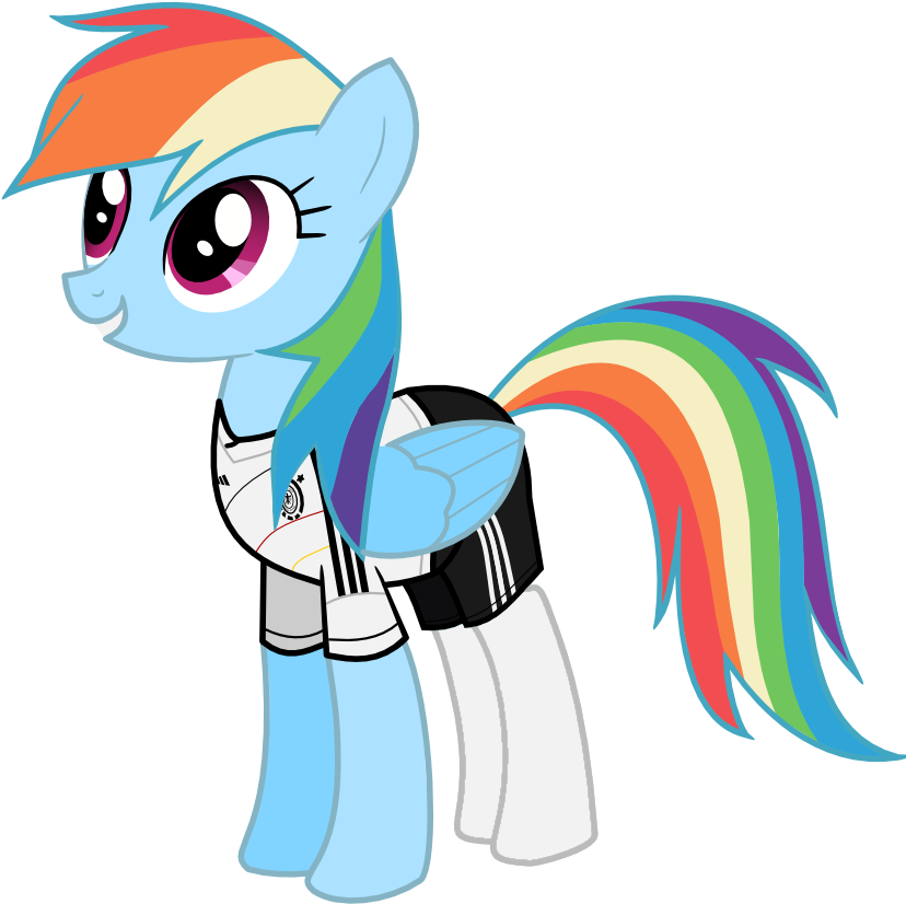 Isegrim87, Clothes, Edit, Football, Germany, Rainbow - My Little Pony Rainbow Dash Sport Clipart (827x900), Png Download