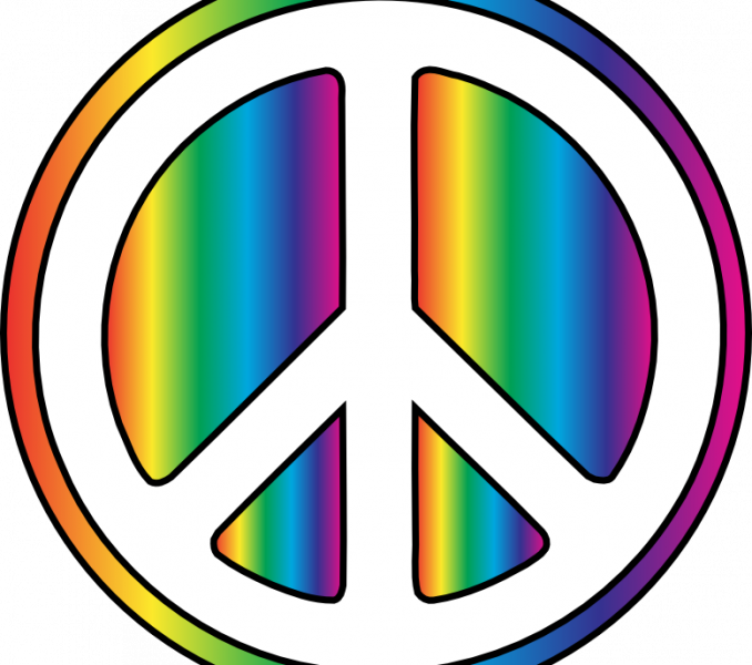 Free Peace Signs Free Peace Signs Clipart Download - Peace Symbol - Png Download (678x600), Png Download