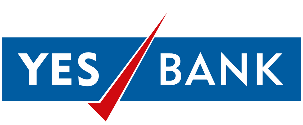 Yes Bank Logo Png - Yes Bank Clipart (1000x412), Png Download