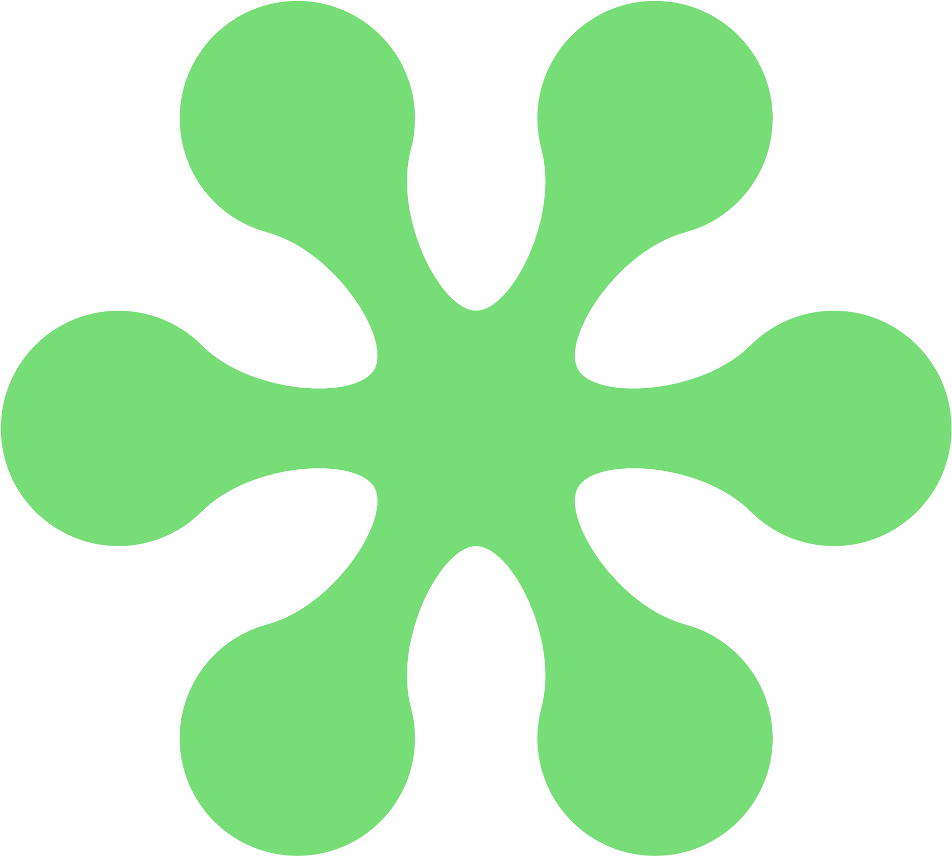 Green Flower Clipart Clipart Best - Orange Color Clipart - Png Download (1969x1952), Png Download