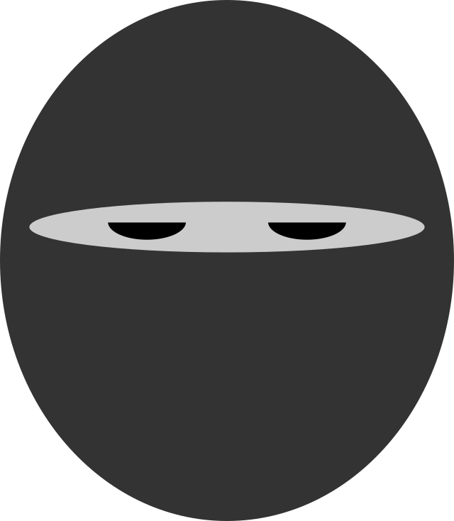Ninja - - Circle Clipart (640x734), Png Download