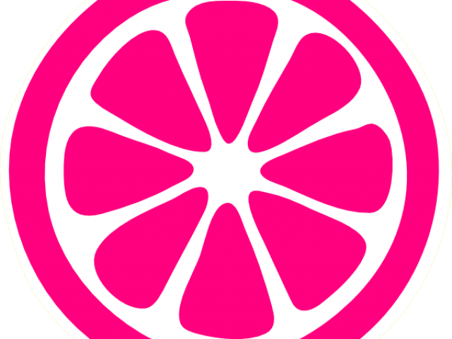 Lemon Clipart Pink Lemon - Lime Slice Clip Art - Png Download (640x480), Png Download