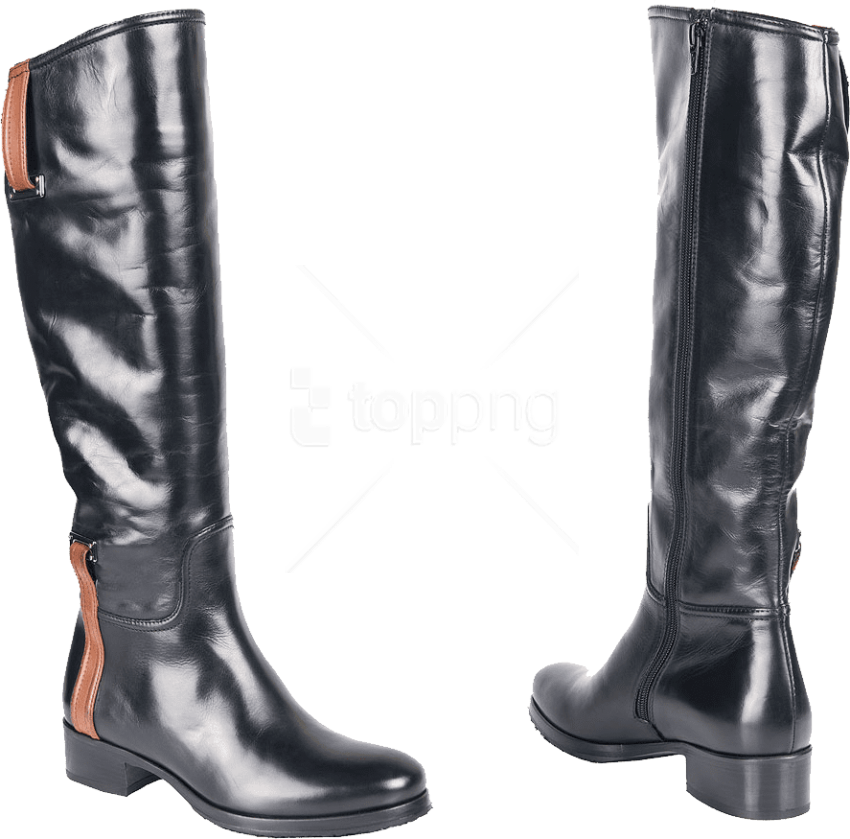 Free Png Genuine Leather Men's Boot Png - Сапоги Зимние Женские 2015 Clipart (850x839), Png Download