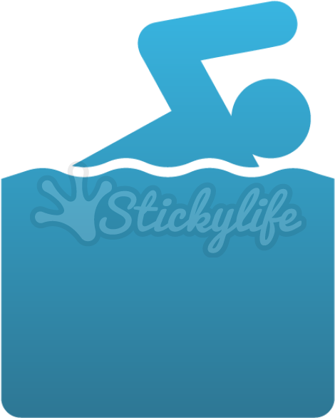 Swimmer Clipart Swiming - Graphic Design - Png Download (940x587), Png Download