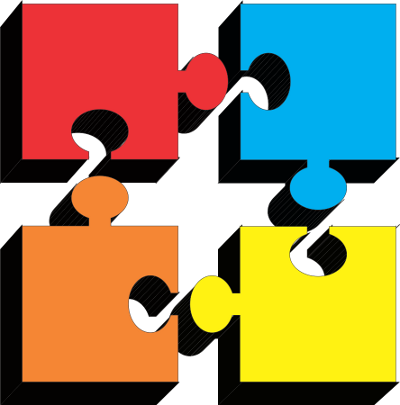 The Big Problem - Puzzle Pieces That Fit Together Clipart (400x405), Png Download