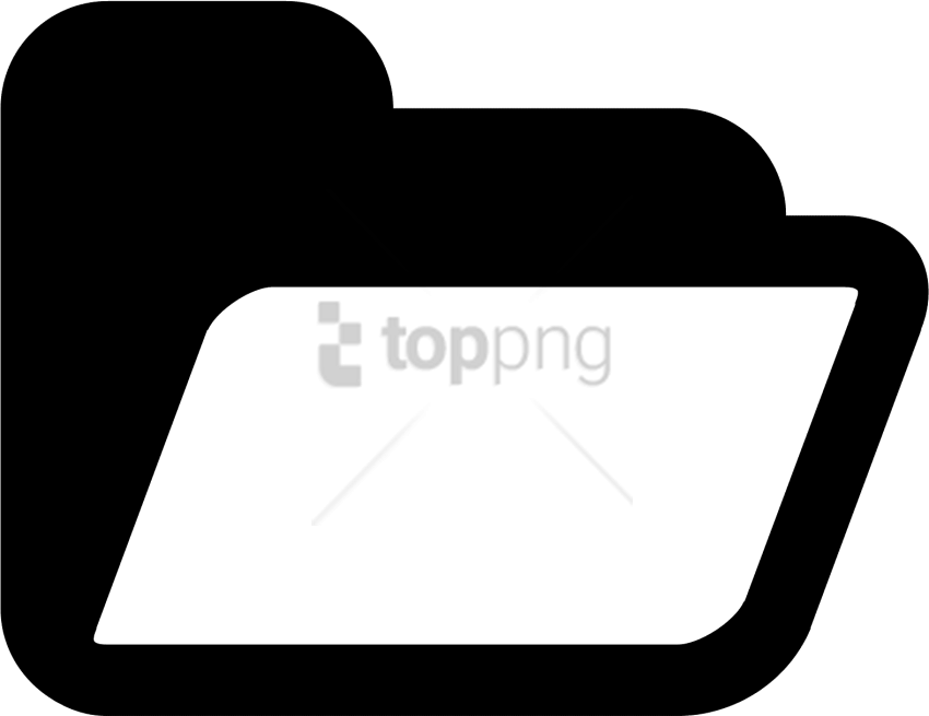 Free Png The Open Folder Icon For Pc Clipart (850x655), Png Download