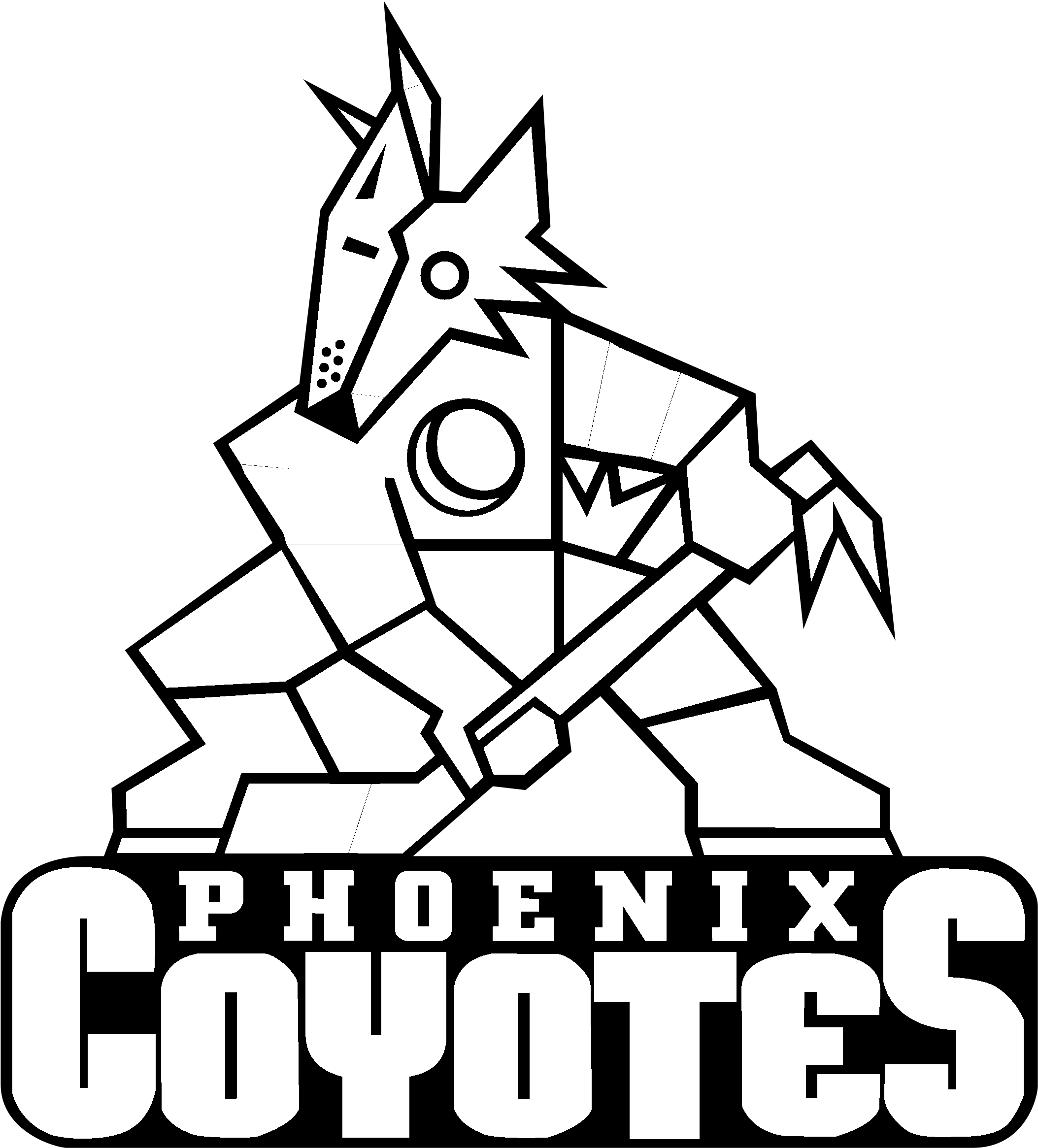 Phoenix Logo Png Transparent Svg Vector Freebie - Arizona Coyotes Clipart (2400x2400), Png Download