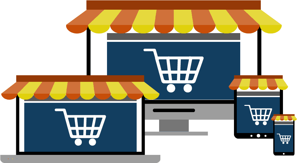 Responsive Online Store Clipart (987x609), Png Download