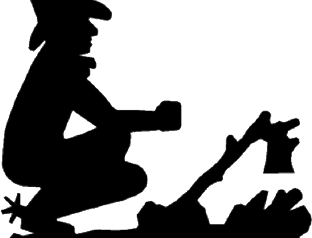 Bonfire Clipart Silhouette - Silhouette - Png Download (640x480), Png Download