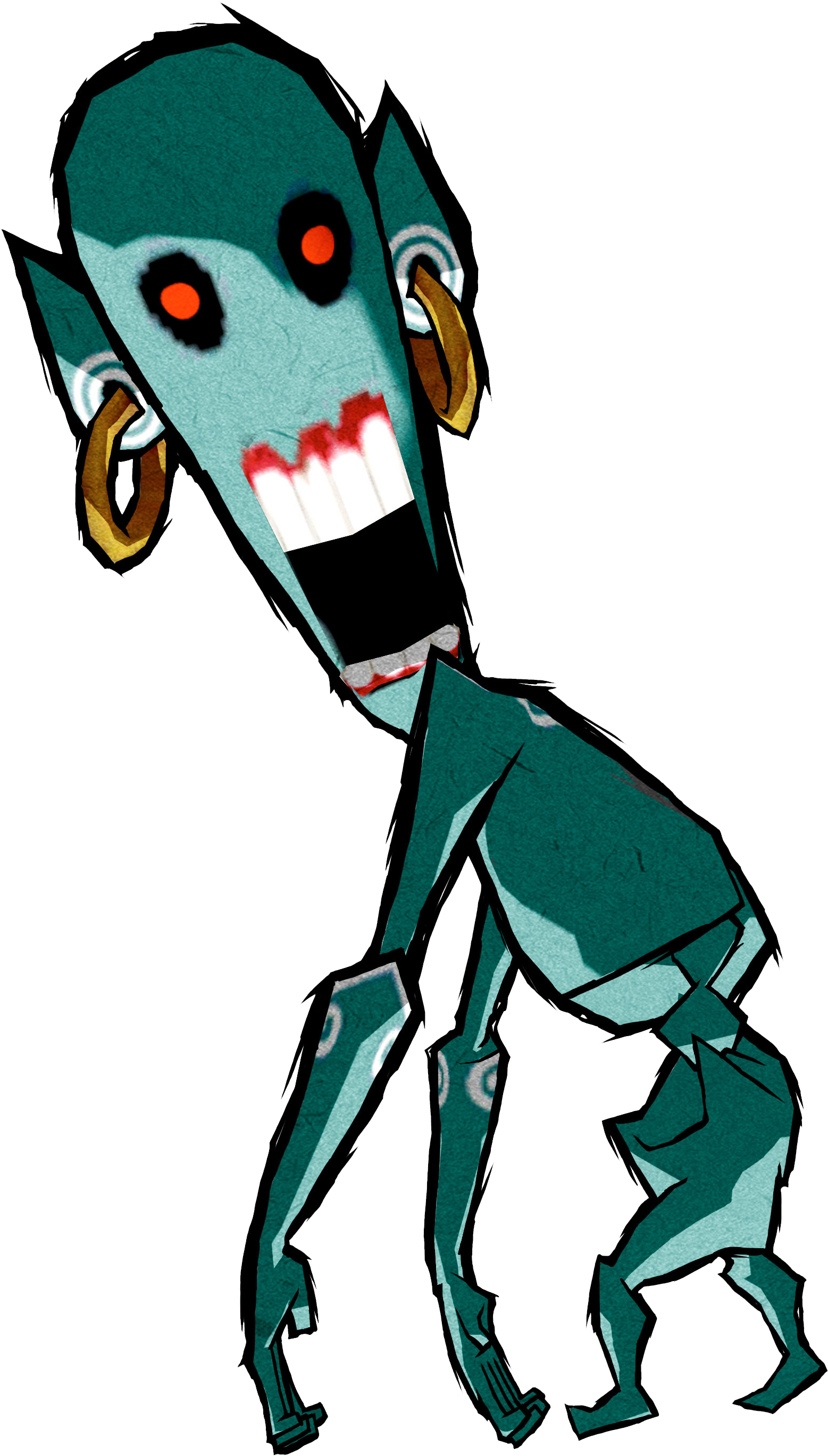 Top 10 Creepiest Or Weirdest Moments In Gaming - Zelda Wind Waker Momie Clipart (1593x2771), Png Download