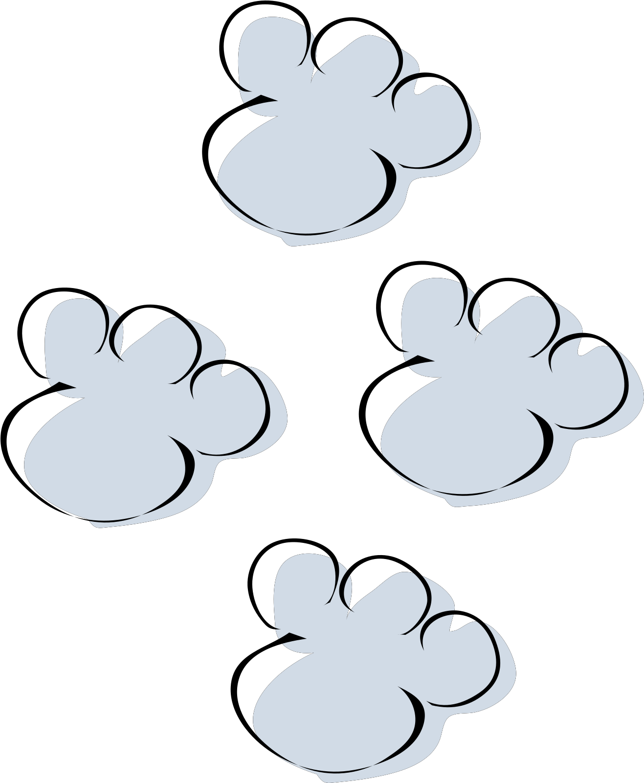 Public Domain Clip Art Image Animated Footprints In The Snow Png Download Full Size