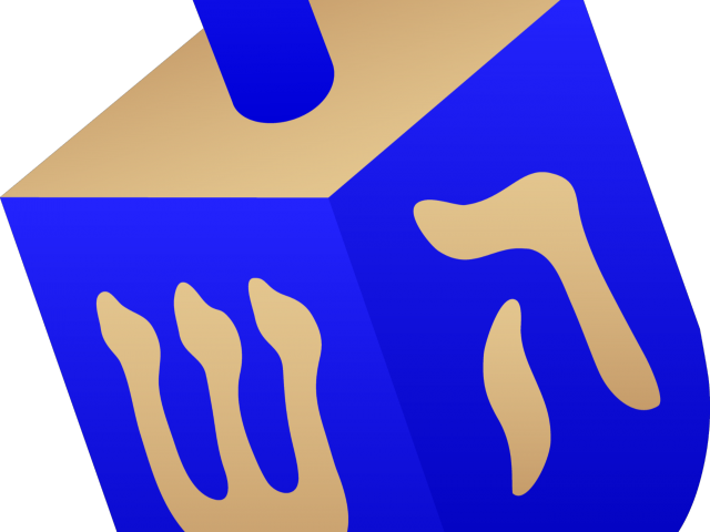 Dradle Picture - Dreidel Hanukkah Clip Art - Png Download (640x480), Png Download
