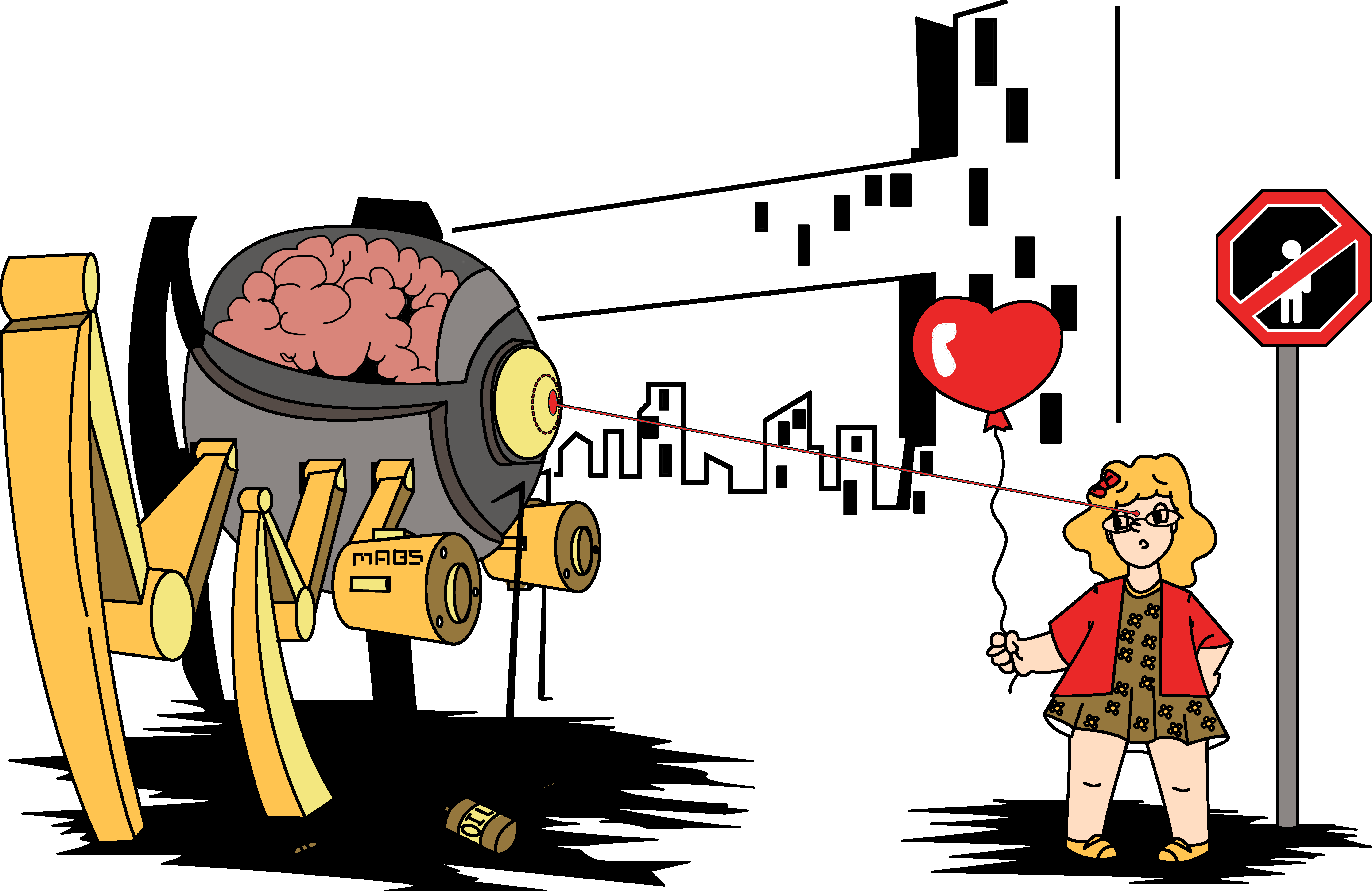 Humans Clipart Human Walking - Cartoon - Png Download (5842x3796), Png Download