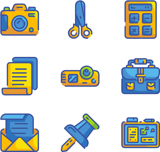 Stationery And Office Clipart (600x564), Png Download