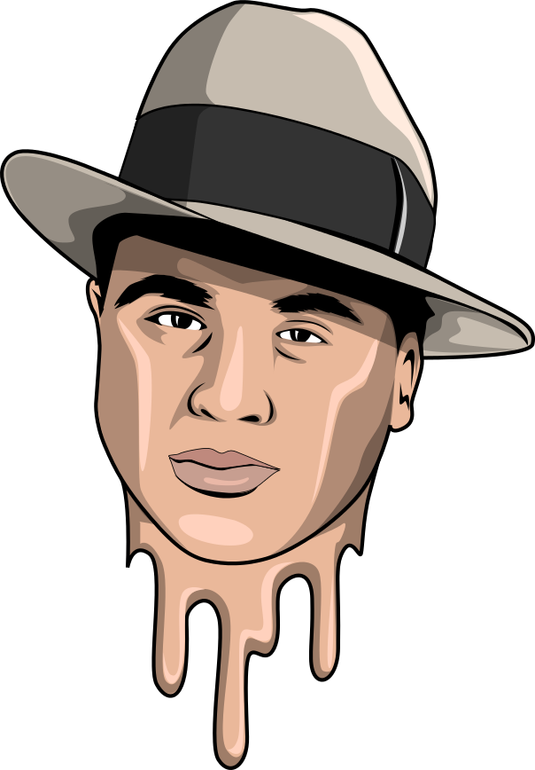 Lucky Luciano Transparent - Cartoon Clipart (604x868), Png Download