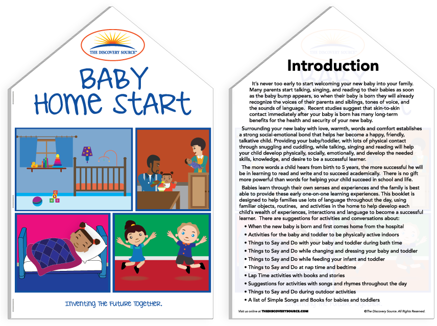 Baby Home Start - Cartoon Clipart (864x720), Png Download