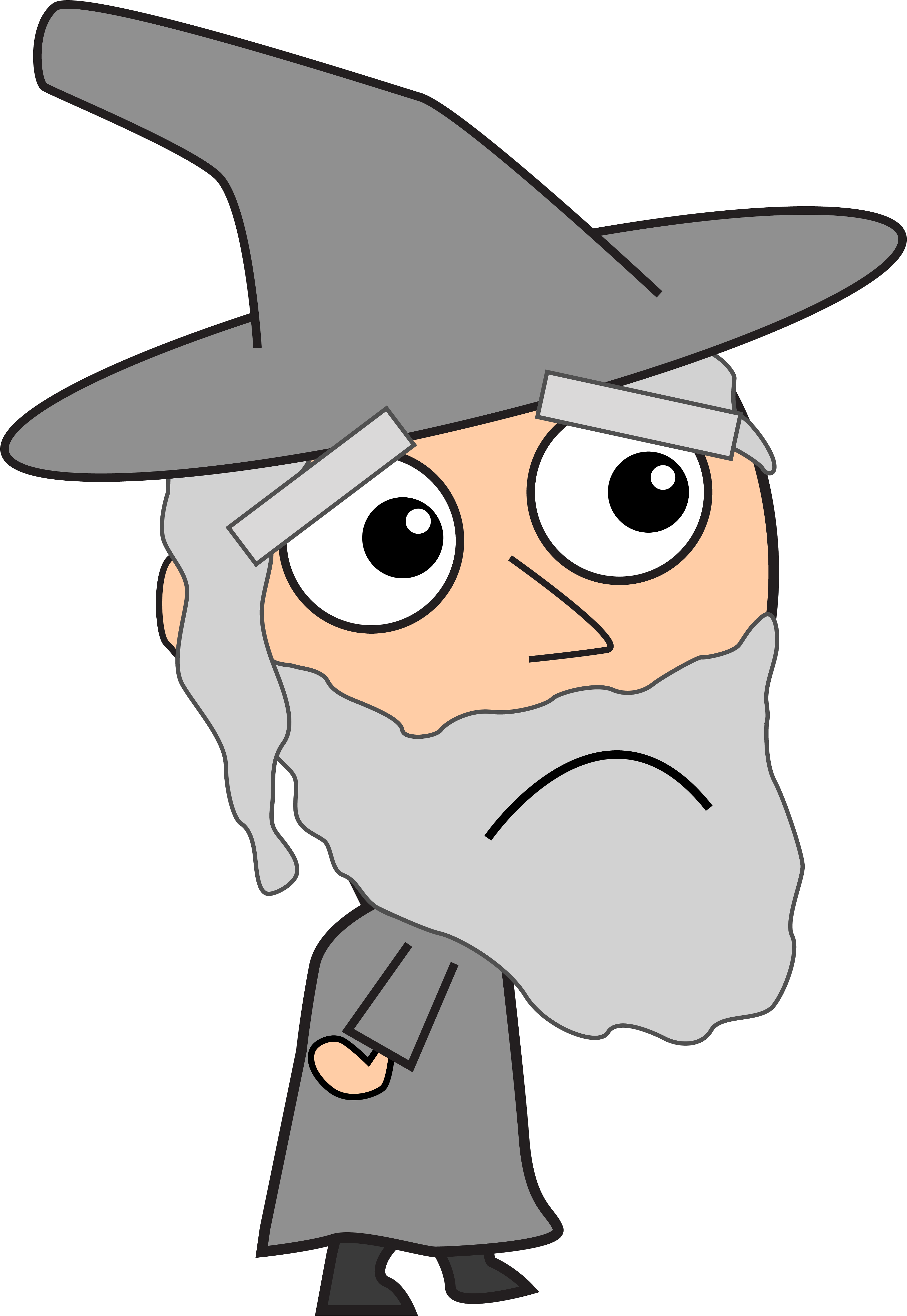 To Illustrate The Simple Difference Between Face Animations - Cartoon Clipart (4213x5301), Png Download