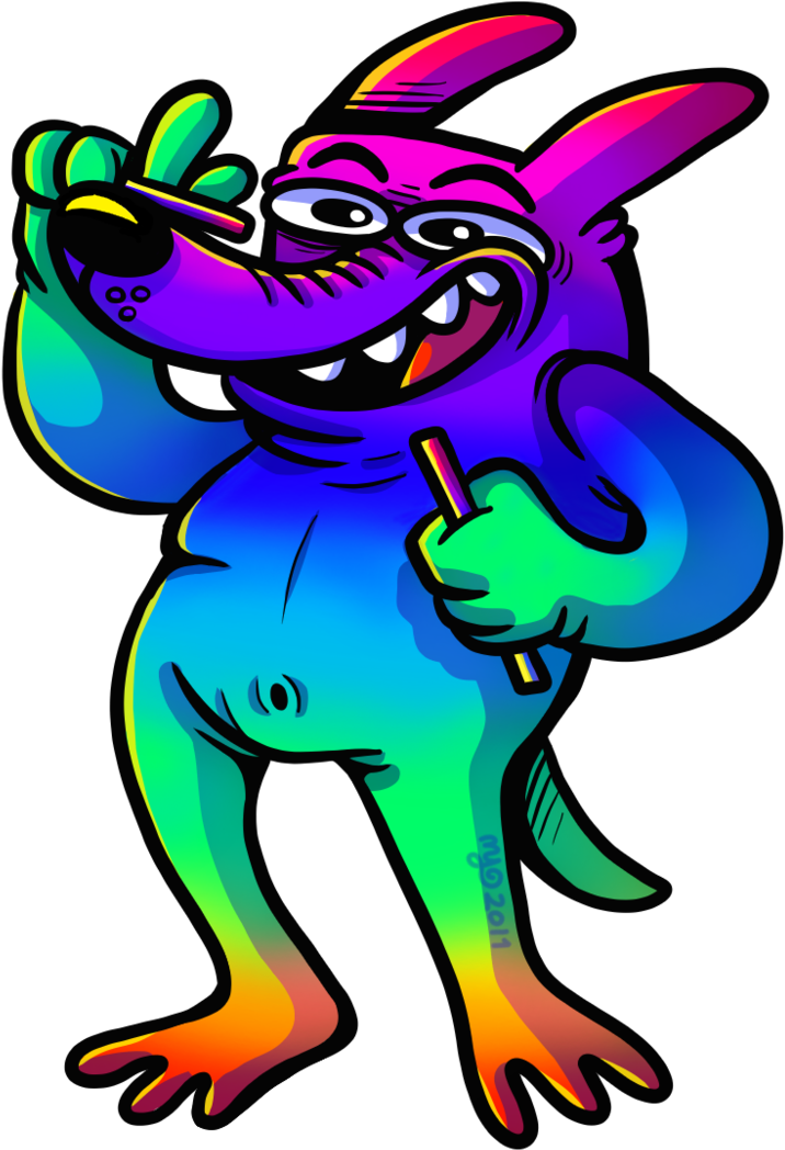 My Ding Ding Dong By Angry-baby - Cartoon Clipart (716x1048), Png Download