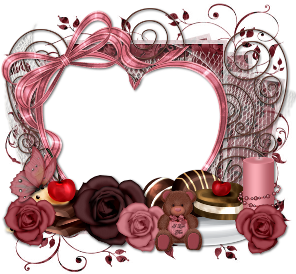 Gothic Clipart Christmas - Love Borders And Frames Png Transparent Png (595x551), Png Download