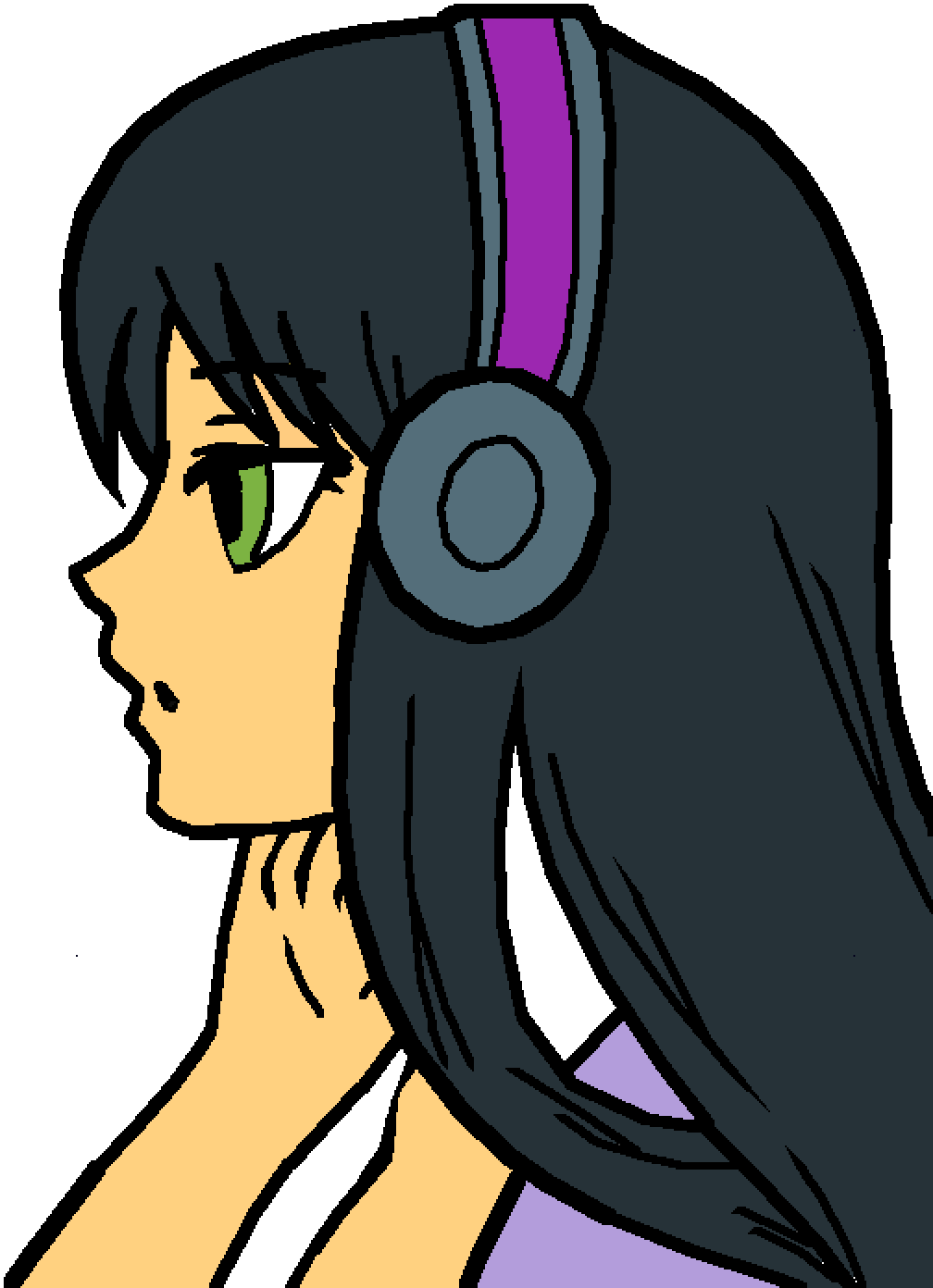 Traced By Kaypotato5 - Anime Aphmau Clipart (1008x1392), Png Download