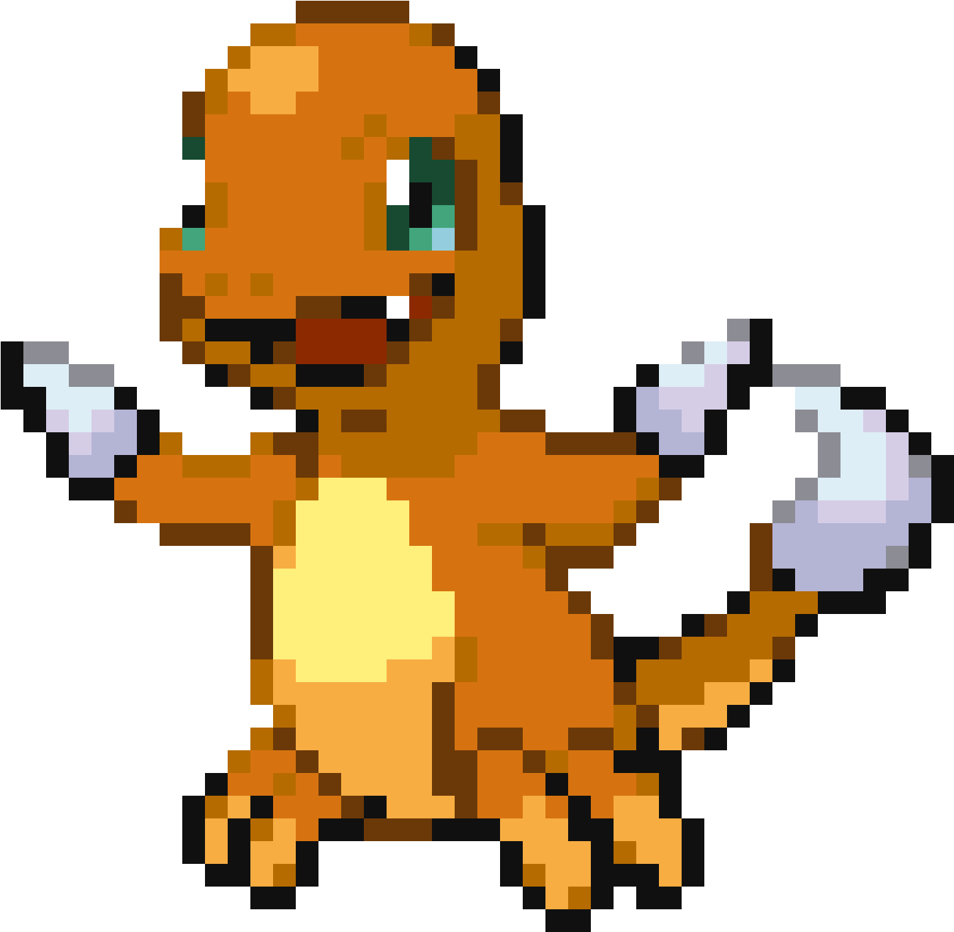 Imageas Requested, Here's A Bug, Poison Type Charmander - Stock Illustration Clipart (2560x2560), Png Download