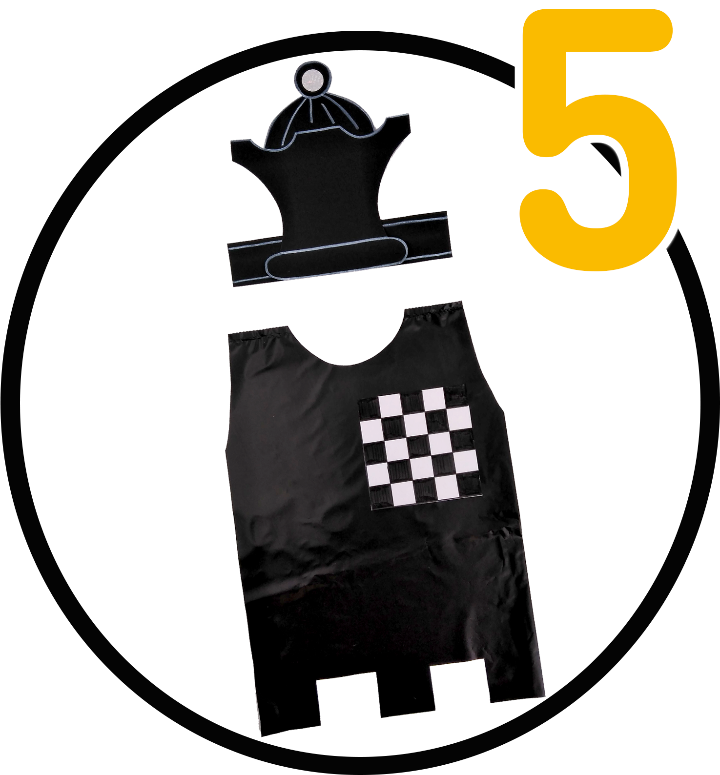 ¡ya Tenemos La Primera Pieza Del Disfraz De Ajedrez, Clipart (2000x2000), Png Download