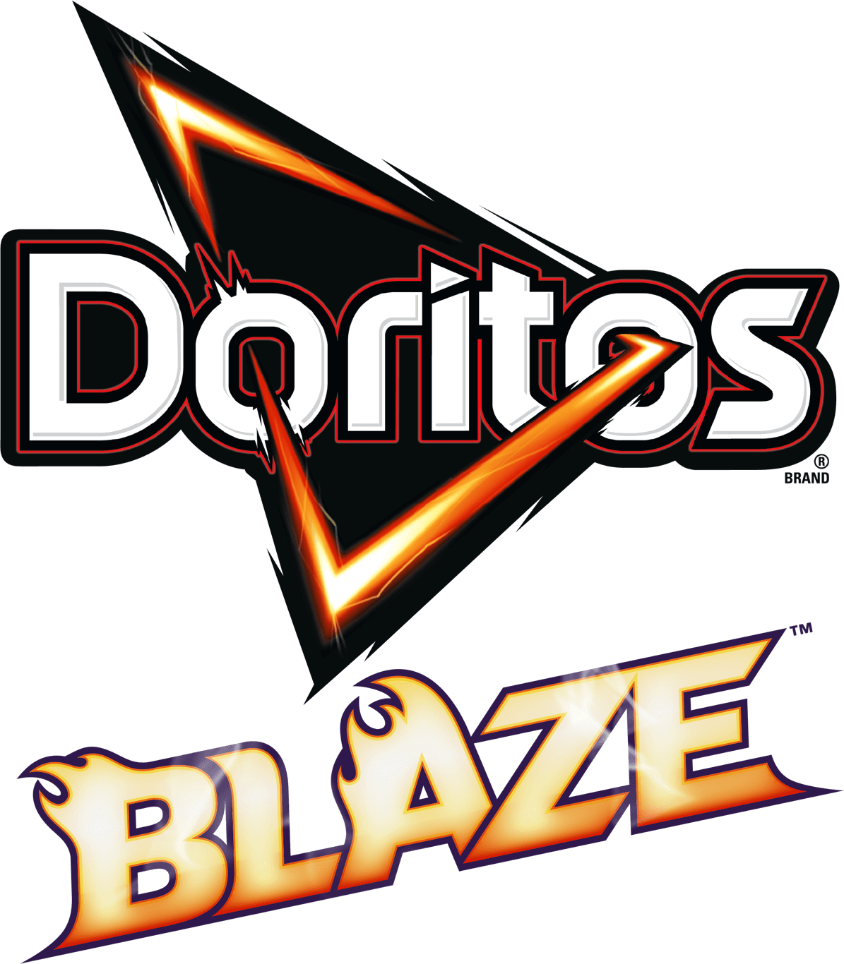 Sponsored By - - Doritos Blaze Logo Png Clipart (1195x1366), Png Download