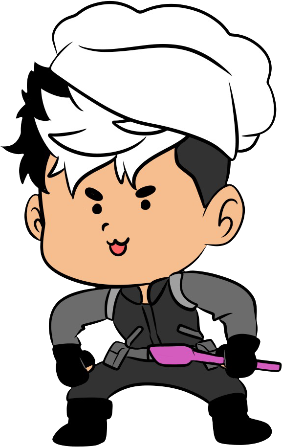 Pure Boi Can't Cook But He Can Certainly Serve 😉😏 - Cartoon Clipart (800x978), Png Download