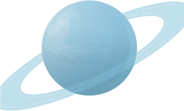 Planets Clipart Uranus - Sphere - Png Download (640x480), Png Download