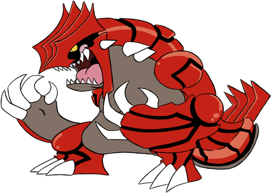 Groudon Transparent Angry - Groudon Angry Clipart (880x626), Png Download