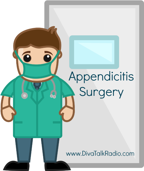 16 Appendicitis Surgery Lg - Can Stock Clipart (600x722), Png Download