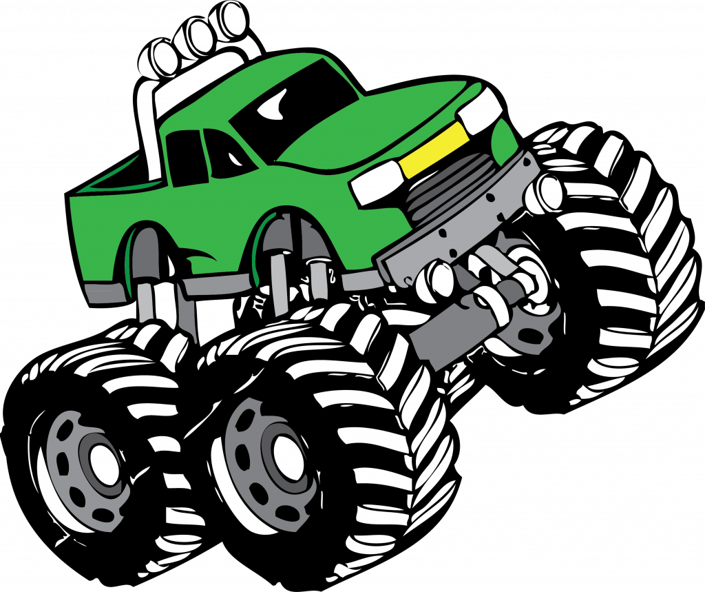 Download Monster Truck Clip Art - Monster Truck Clip Art Free - Png Download (1024x859), Png Download
