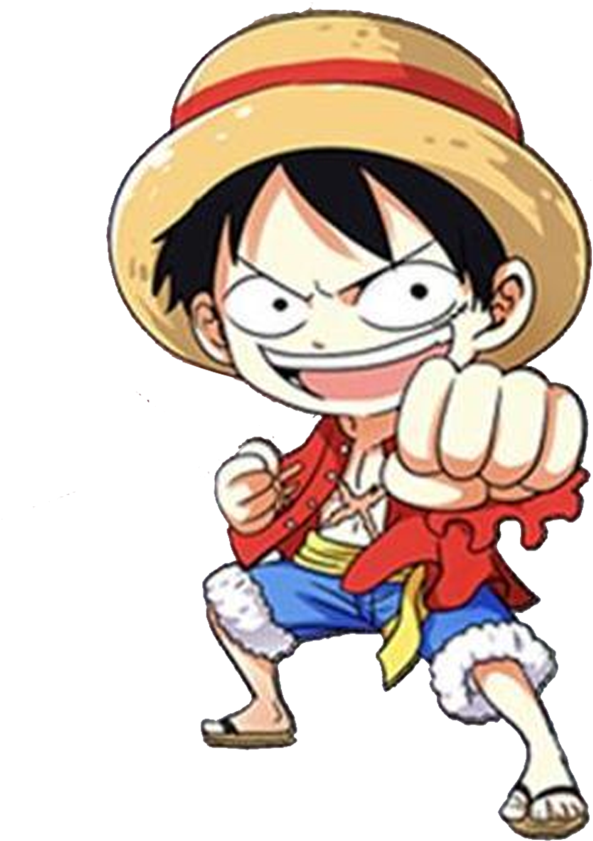 Acrylic Luffy Keychain - Monkey D. Luffy Clipart (1024x1024), Png Download