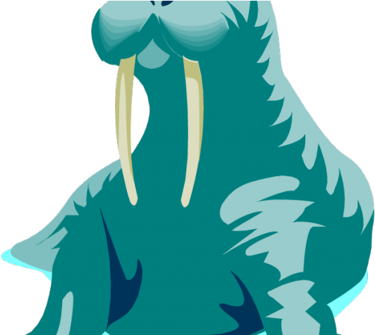 Walrus Clipart Aquatic Animal - Illustration - Png Download (640x480), Png Download