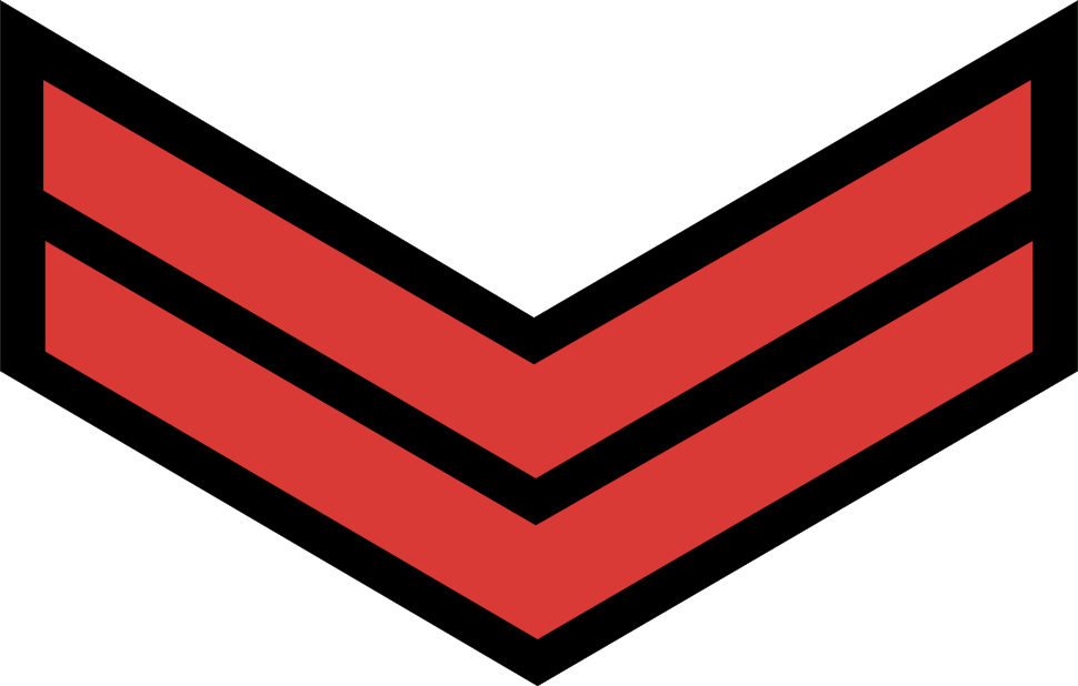 In Turkey, The Rank Of Çavuş Is Above The Rank Of Onbaşı - Çavuş Rütbesi Vektörel Clipart (970x618), Png Download