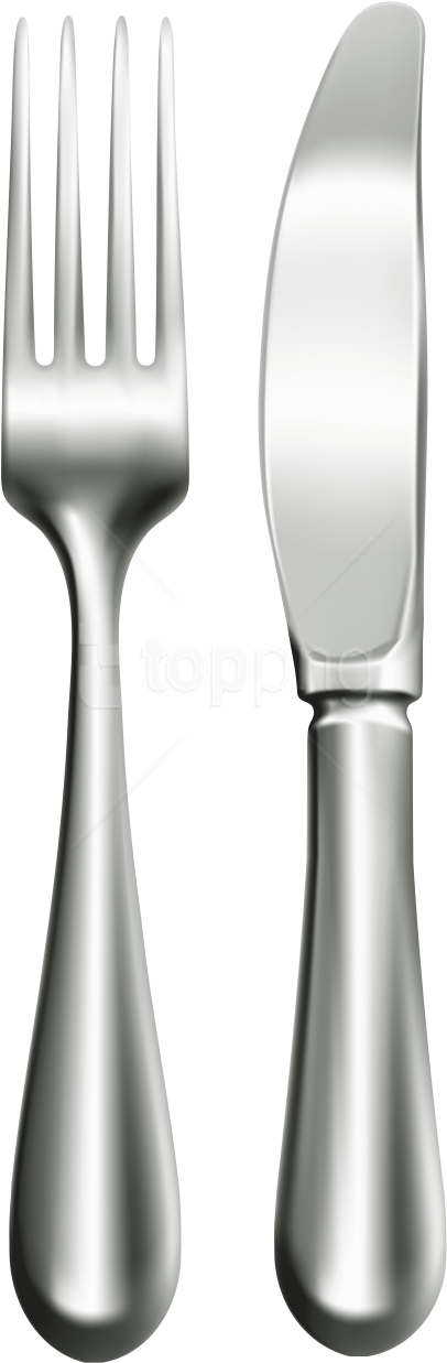 Fork Knife Png Transparent Background - Forks And Knives Clip Art (480x1280), Png Download