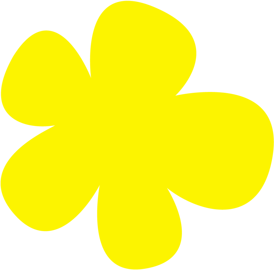 Flower Yellow Clipart (1000x1000), Png Download