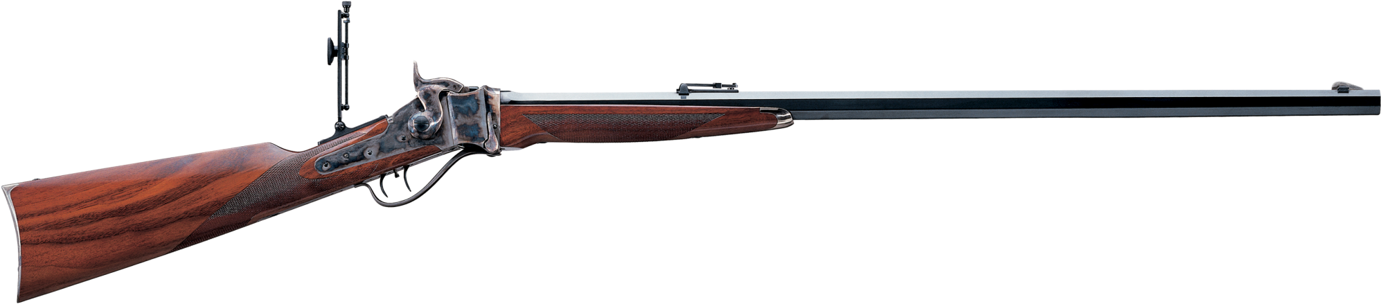 Uberti Buffalo Hunter Sharps Rifle Hog Hunting, Hunting - Uberti 1874 Sharps Buffalo Hunter Clipart (2000x704), Png Download