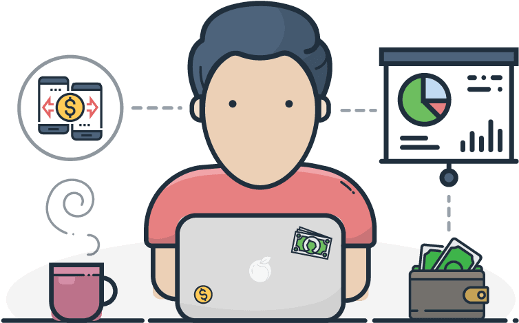 Happy To Use Your Idea And Promote It, Prepare Sales - Cartoon Clipart (757x477), Png Download