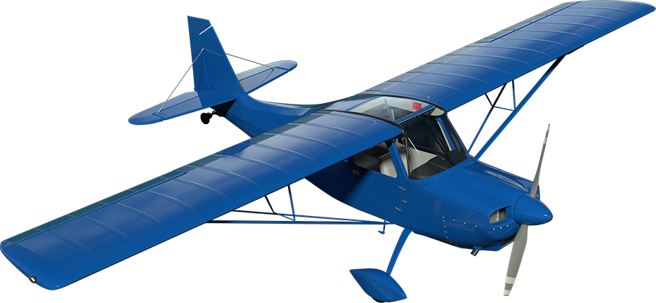 Bahama Blue - Light Aircraft Clipart (934x432), Png Download